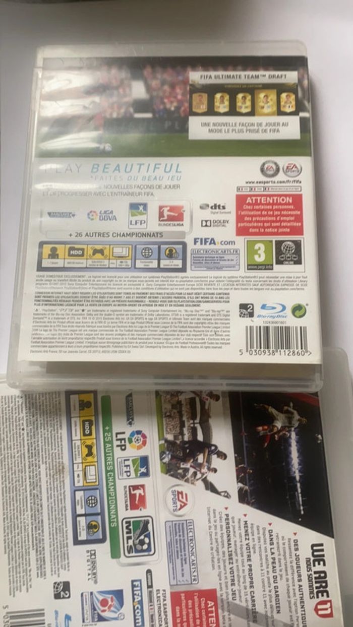 Lot 2 jeux fifa - photo numéro 2