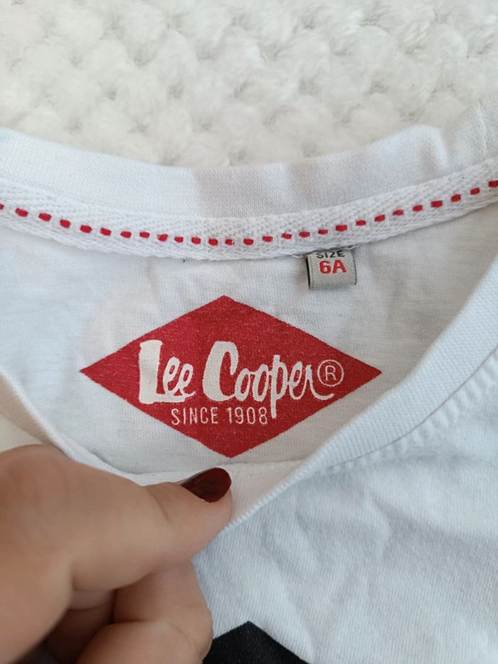 🔸T-shirt blanc Lee Cooper – 6 ans🔸 - photo numéro 2