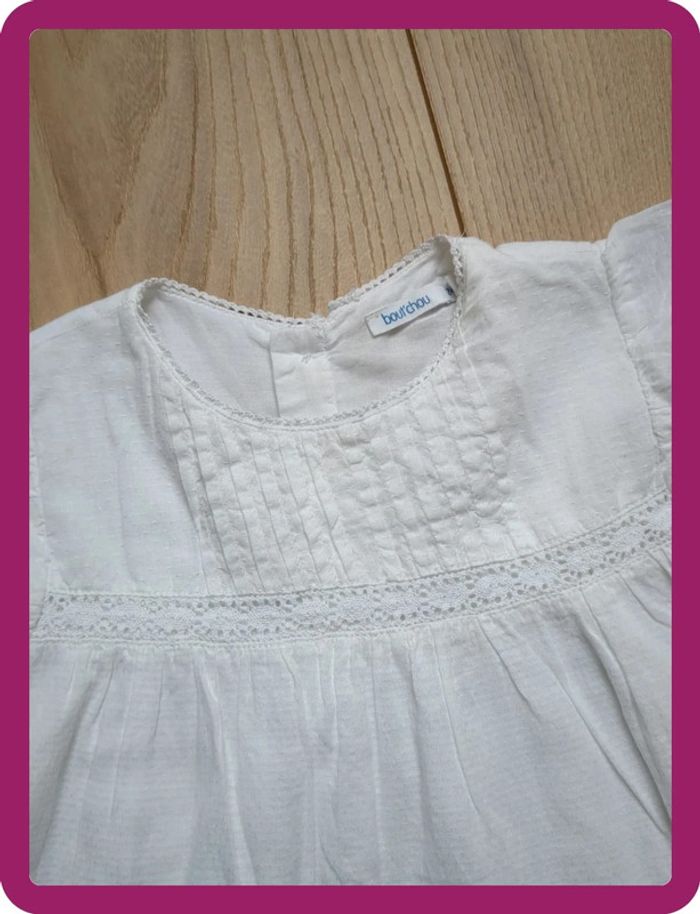 Robe blanche légère bout'chou Taille 4 ans - photo numéro 3