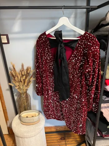 Robe à sequins