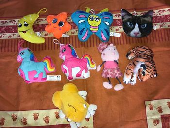 Lot 9 peluches