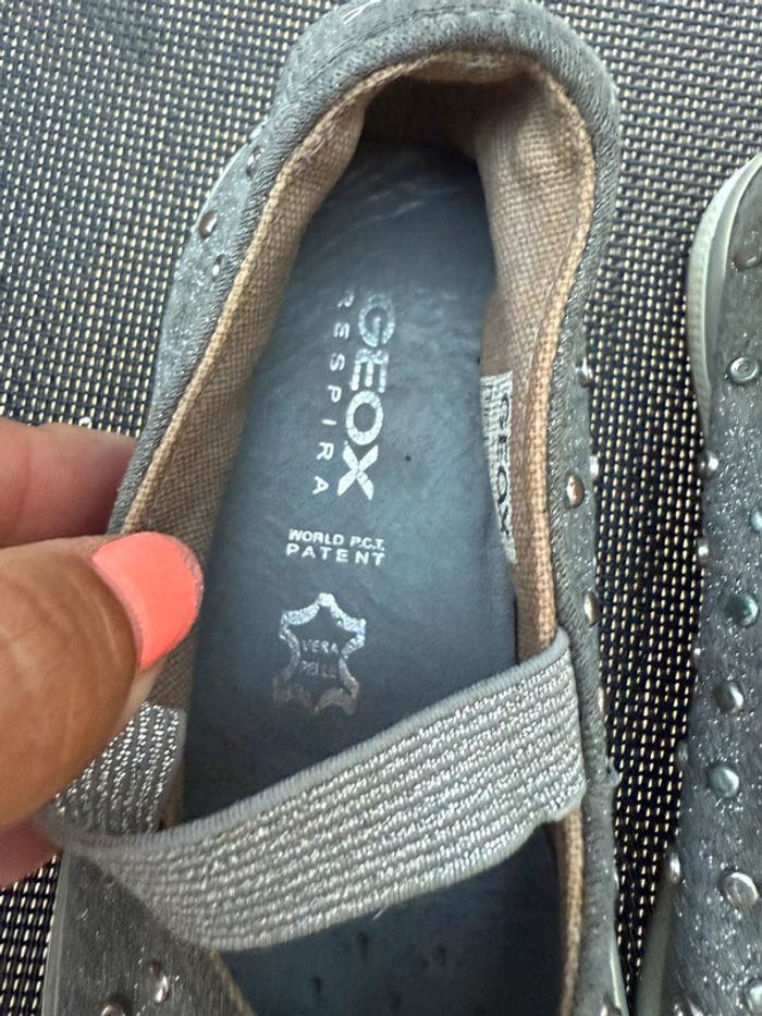 Chaussures Baskets argentée Geox - photo numéro 2
