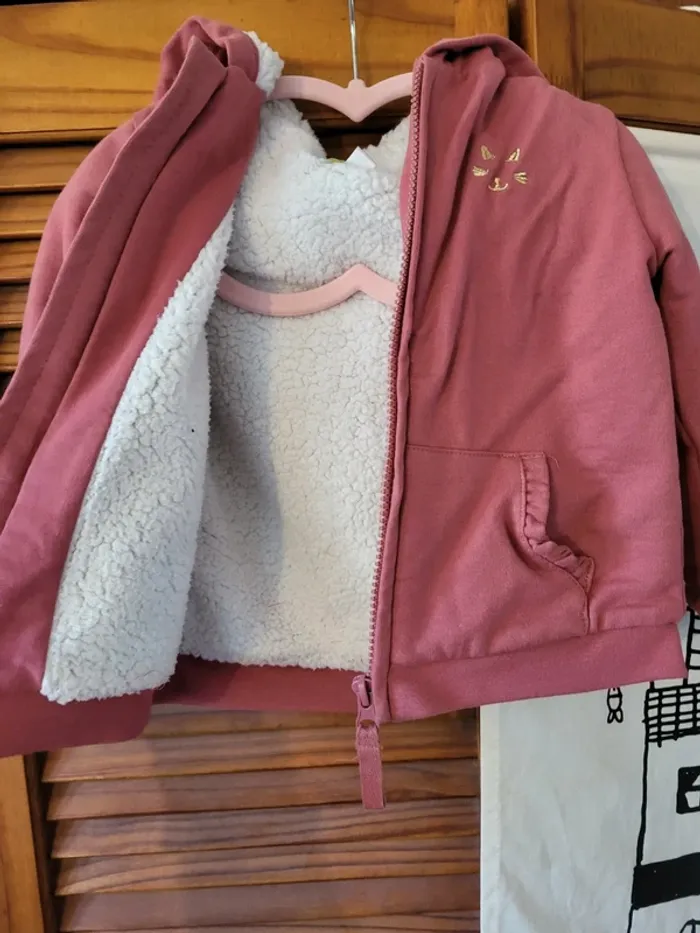 Sweat à capuche zippé et chaud - photo numéro 4