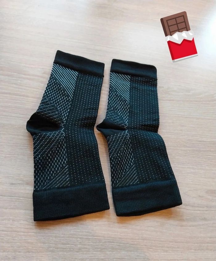Lot de 2 paire de chaussettes de contention T : L/Xl