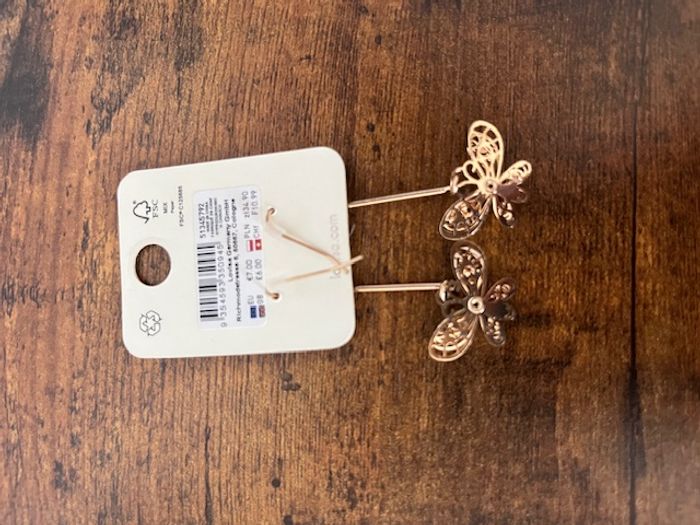 Boucles d’oreilles papillon LOVISA – neuves, élégantes & tendance - photo numéro 2