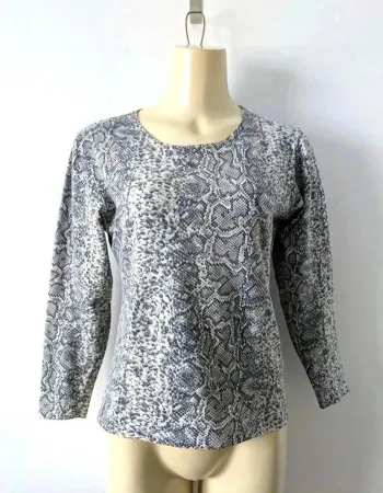 Top vintage manches 3/4 en coton - Cacharel - taille 38