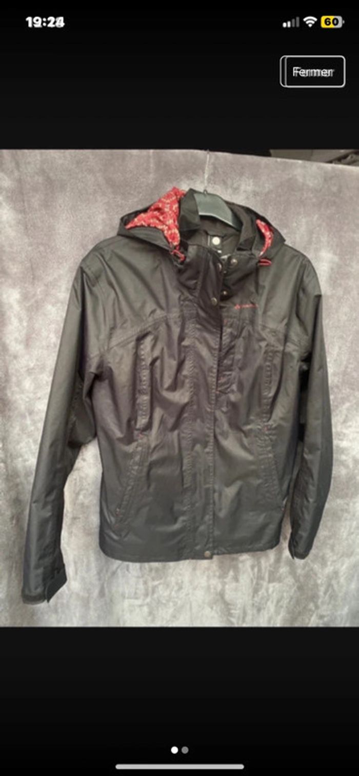 Veste imperméable noir décathlon taille L