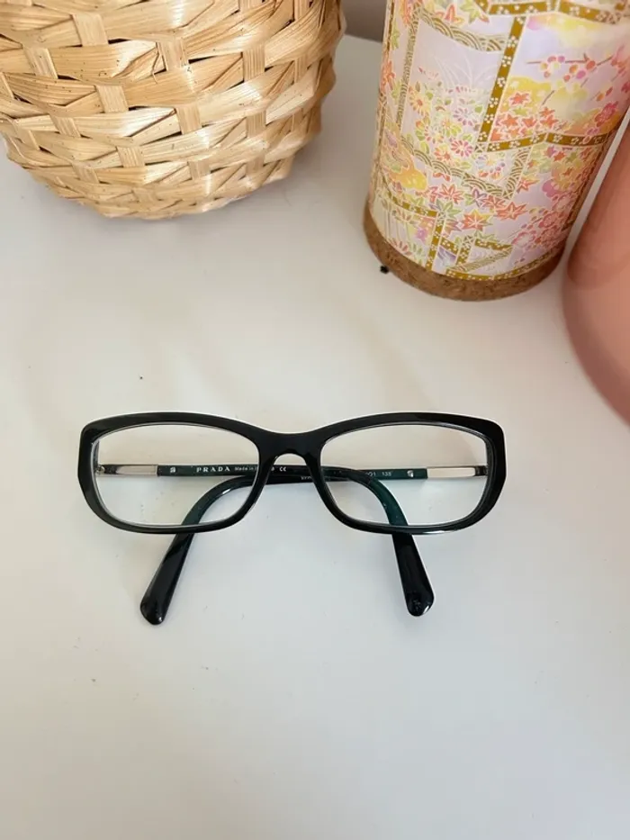 Lunettes prada vintage noire