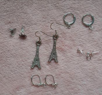 Boucles d'oreilles tour eiffel
