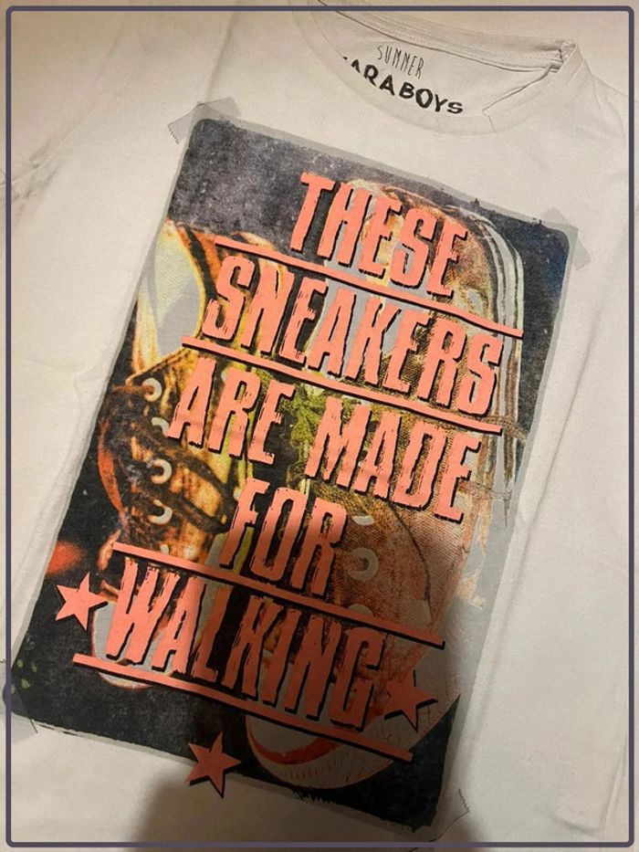 Tee shirt manches courtes Zara baby boy 2-3 ans - photo numéro 2