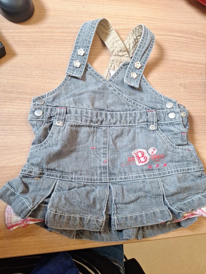 Petite jupe en jean gris - photo numéro 2