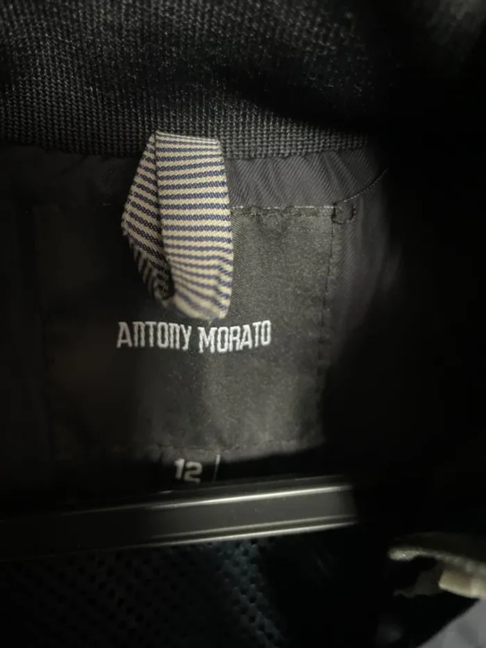 Veste coupe vent sans capuche 12 ans Antony Morato - photo numéro 2