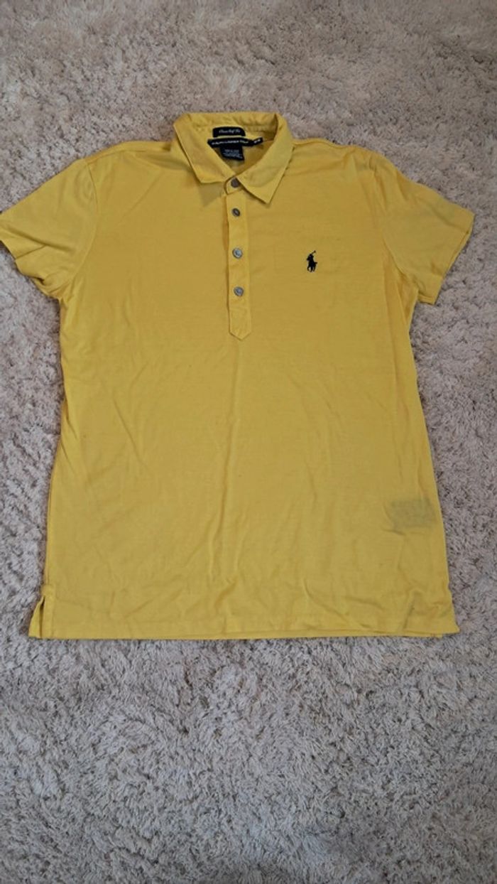T shirt Polo Ralph Lauren jaune M - photo numéro 2