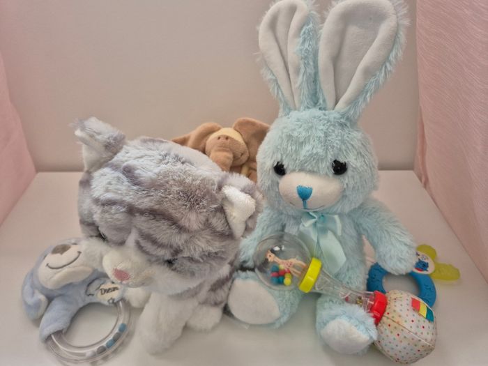 Lot peluches hochet - photo numéro 2