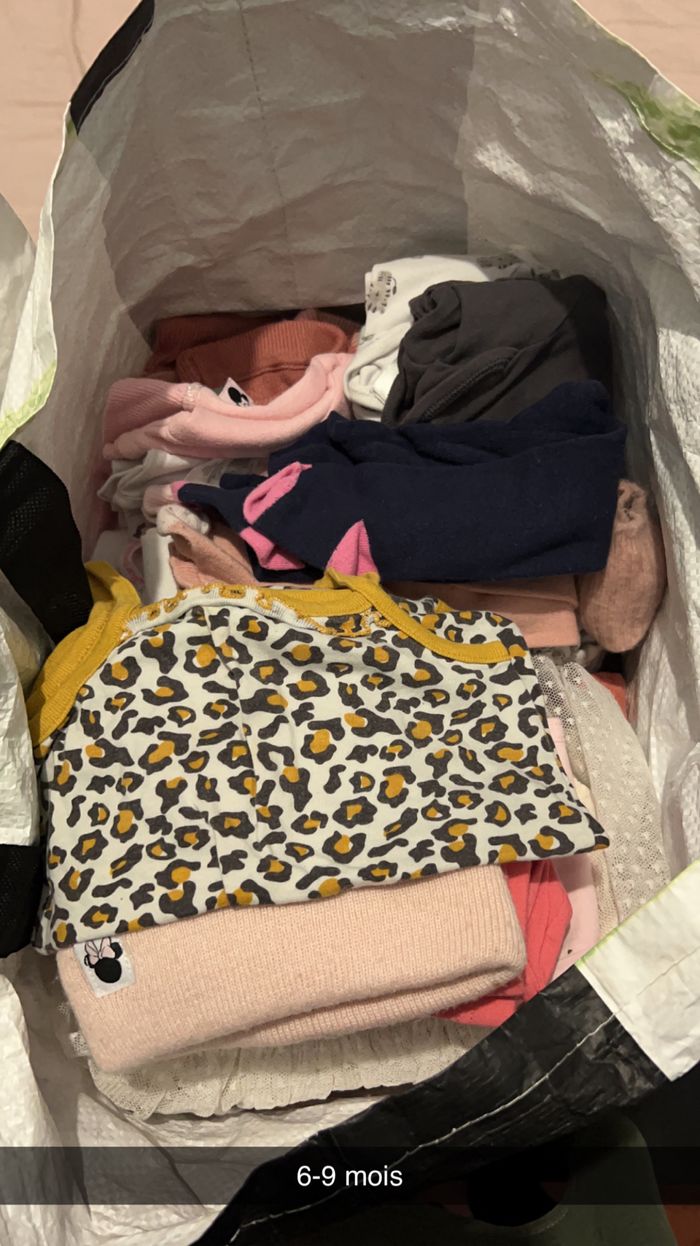 Lot de vêtement fille 6-9 mois
