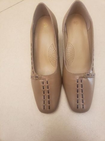 Chaussures tout cuir à talons