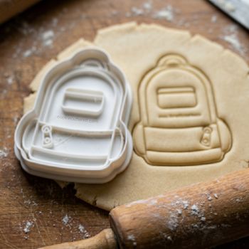 Emporte-pièce Sac à Dos - Découpoir pour Biscuits, Sablés et Pâte à Sucre Thème École