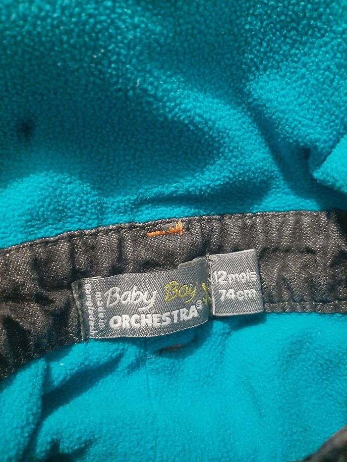 Salopette intérieur polaire 12 mois orchestra - photo numéro 4