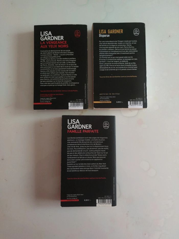 Lot 3 livres Lisa Gardner - photo numéro 2