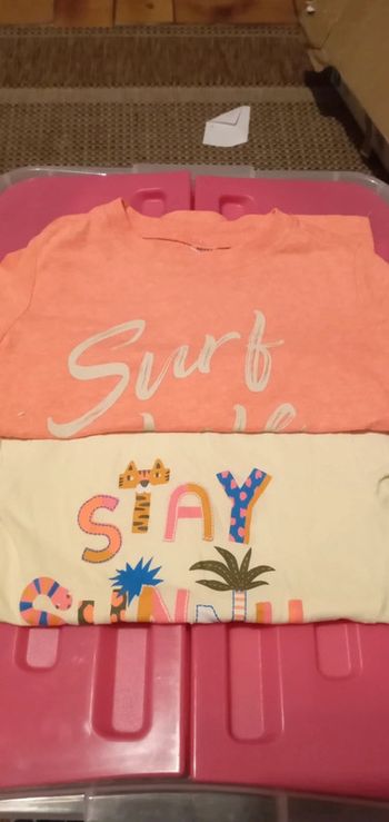 Lot de 2 tee-shirts 98/104cm