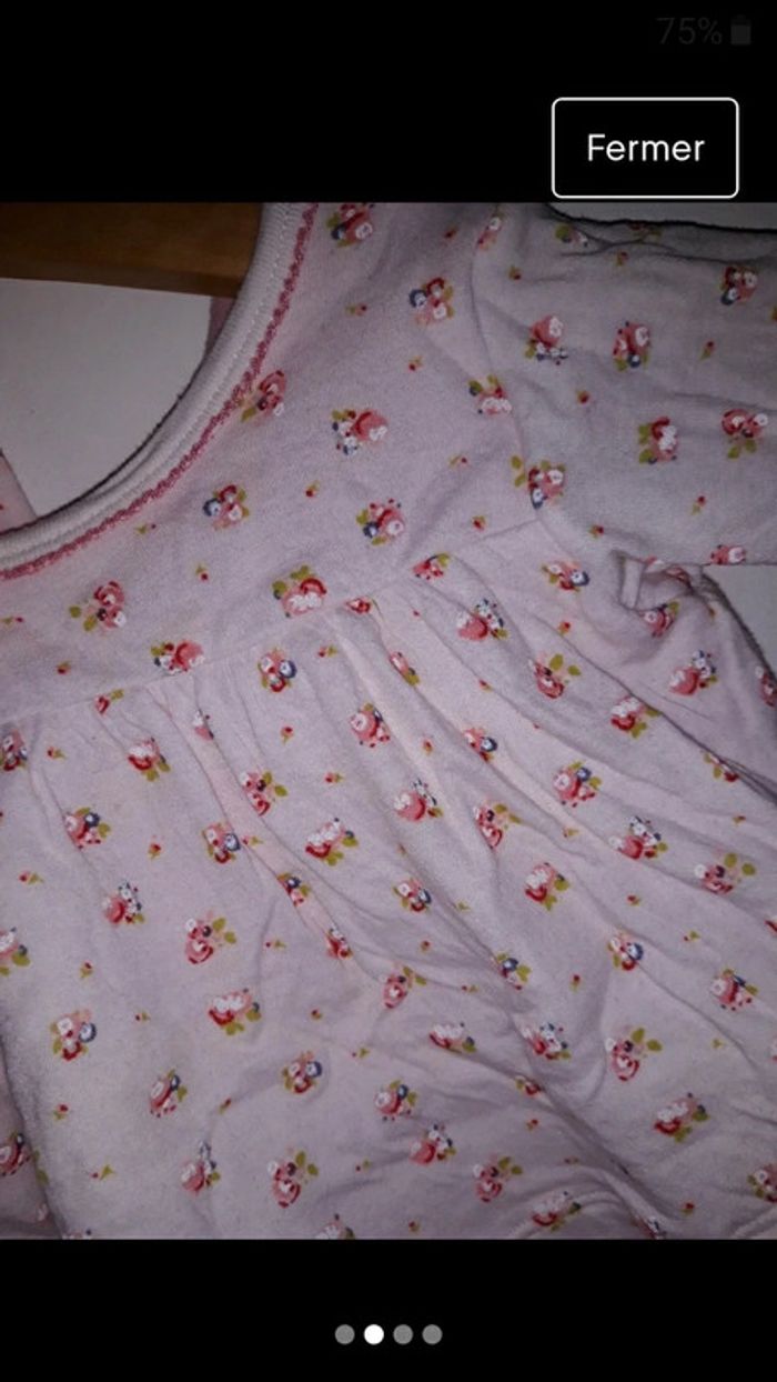 Pyjama petit bateau fille 6 mois - photo numéro 3