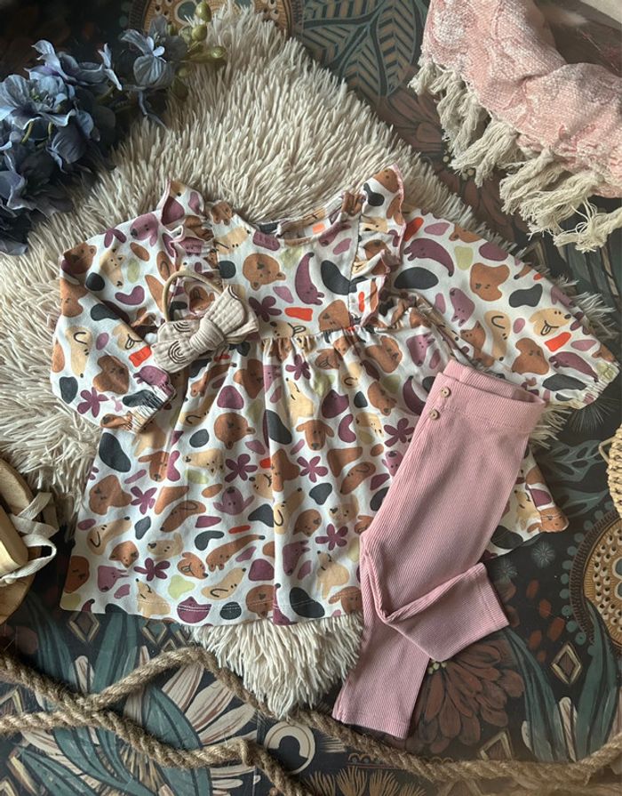 Robe/Legging 6 mois