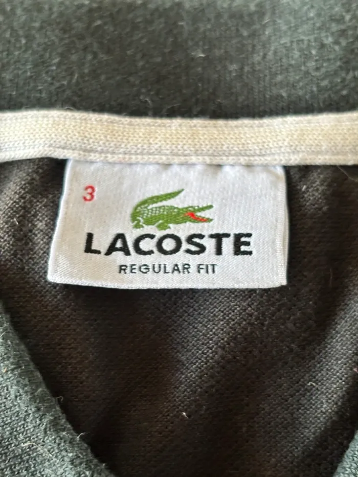 Polo Lacoste noir - photo numéro 3