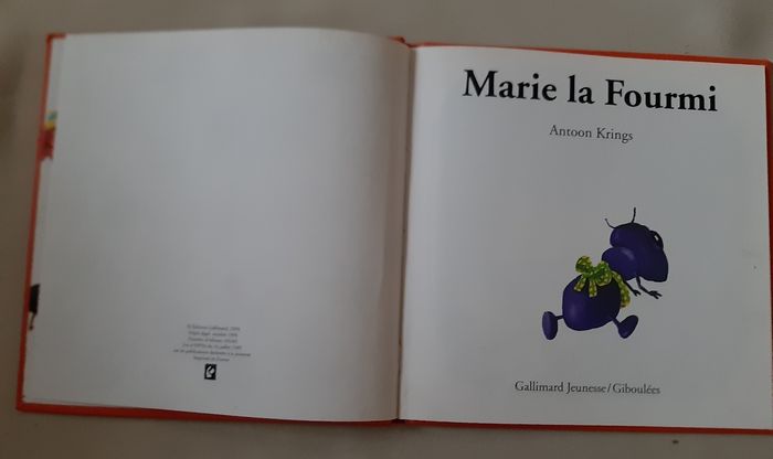 2 livres enfant - Patouch la Mouche et Marie la Fourmi - Les drôles de Petites Bêtes - Antoon Krings - photo numéro 4