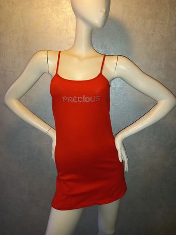 tunique rouge C.G.W taille 36