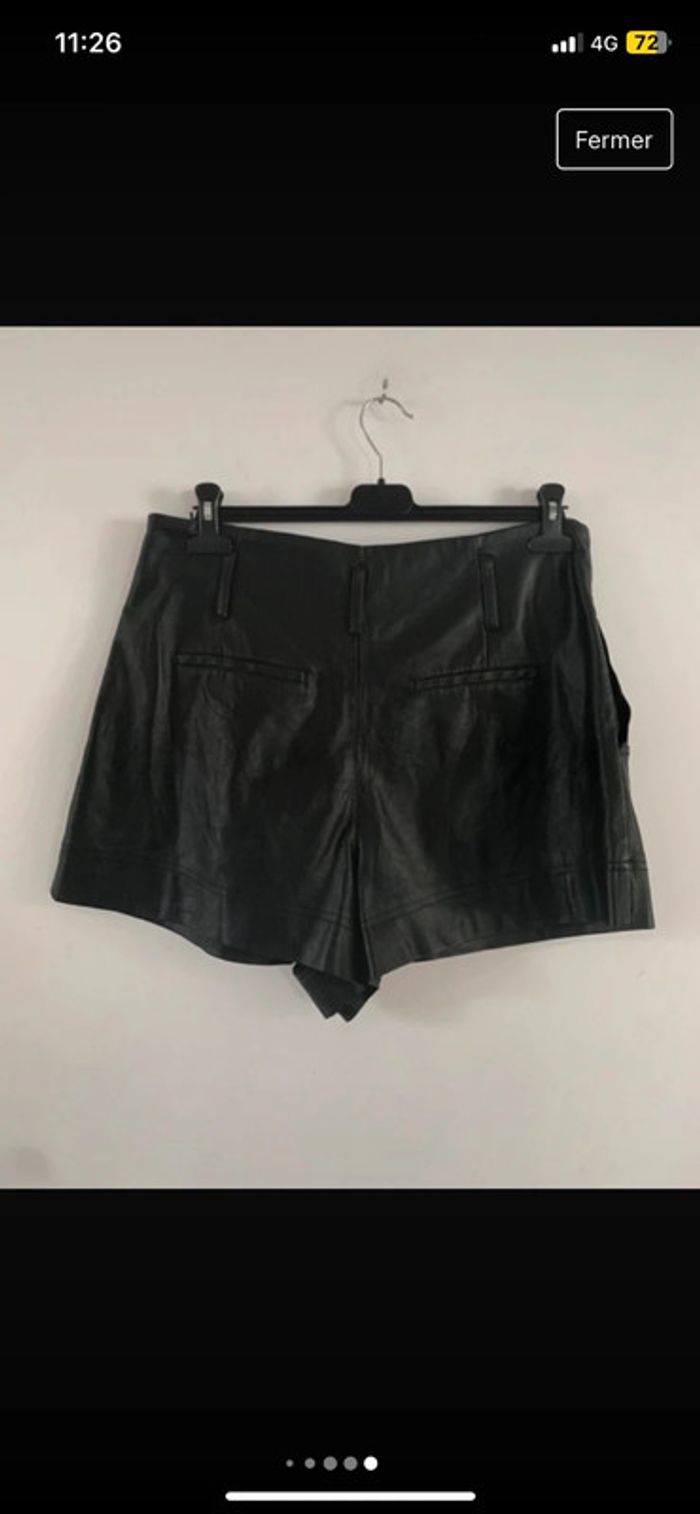Short similicuir Zara - photo numéro 6