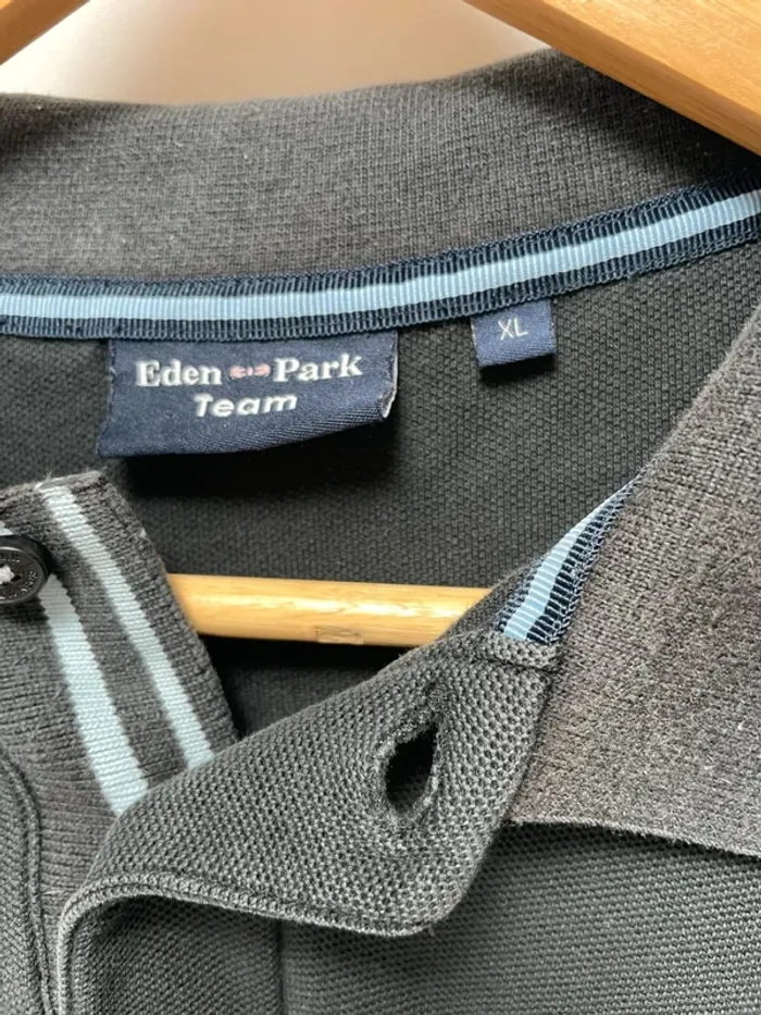 Rugby Polo Eden Park black Mens XL - photo numéro 4