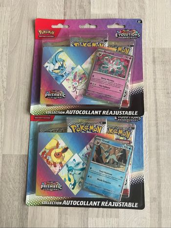 Tripack Pokémon Évolution prismatiques EV.8.5 Givrali + Nymphali FR Neuf scellé