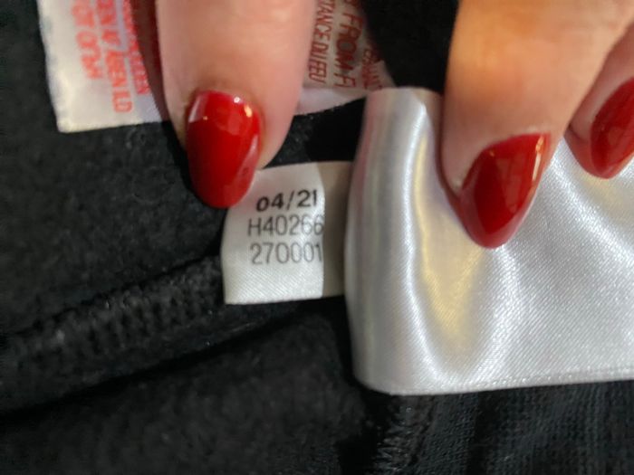 Bas jogging noir et bleu marine adidas taille 9/10ans enfants - photo numéro 4