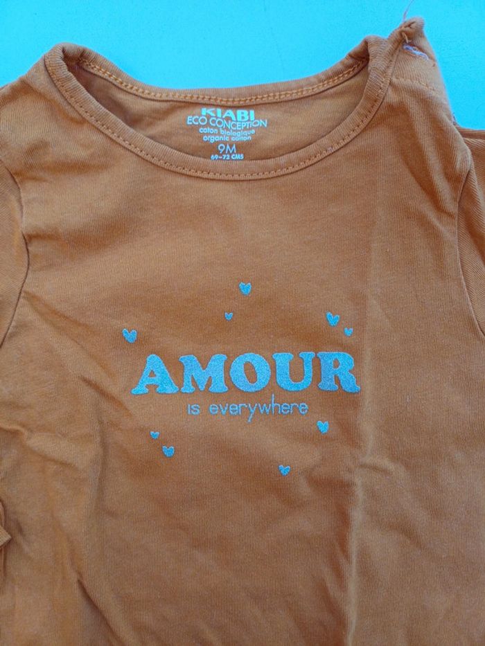 T-shirt Kiabi 9 mois - photo numéro 2