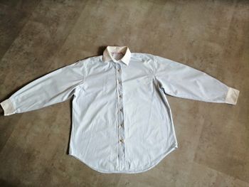 Chemisier rayé bleu et blanc Taille 38 Alain Manoukian