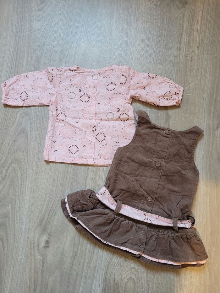 Robe velours +tunique 1 mis 63 cm Petit Kimbaloo - photo numéro 6