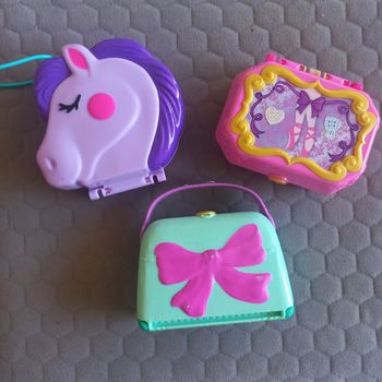 Lot 3 coffrets Polly Pocket