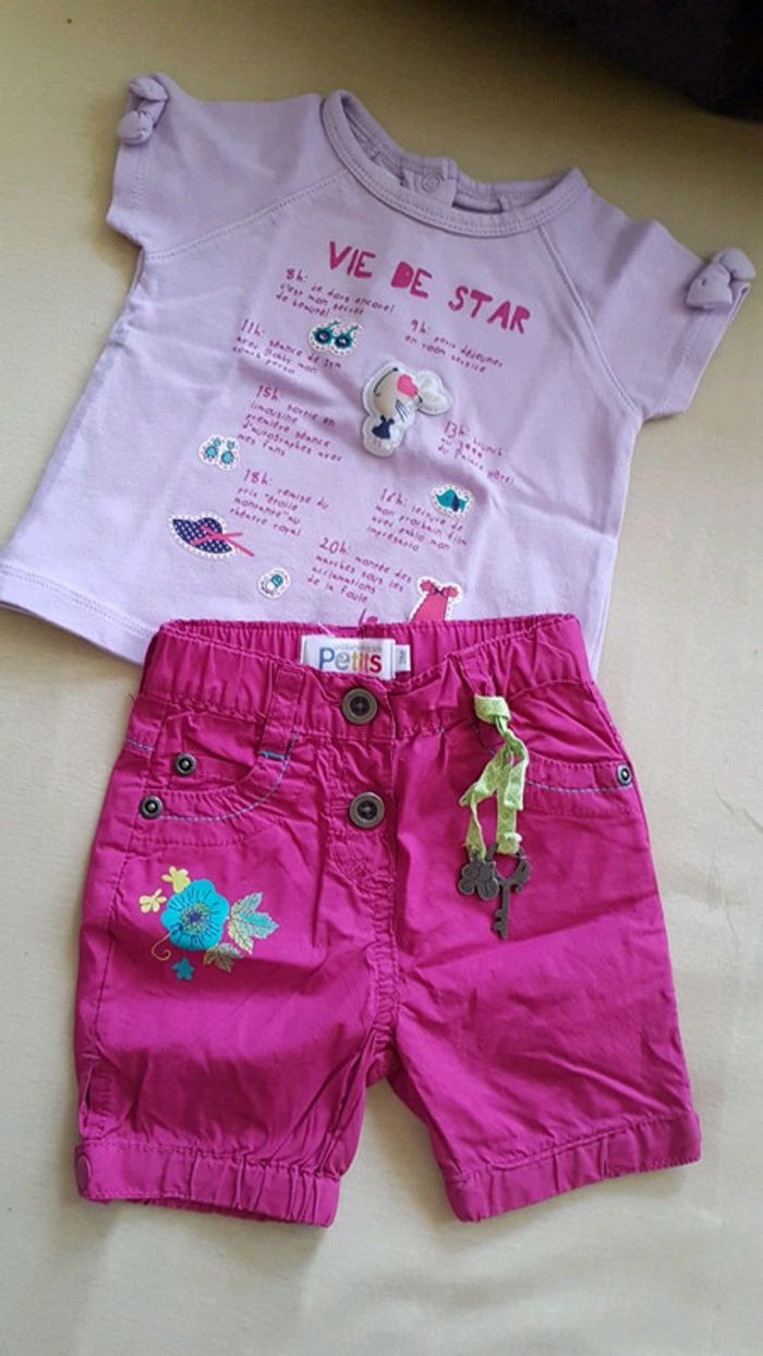 Ensemble bermuda tshirt