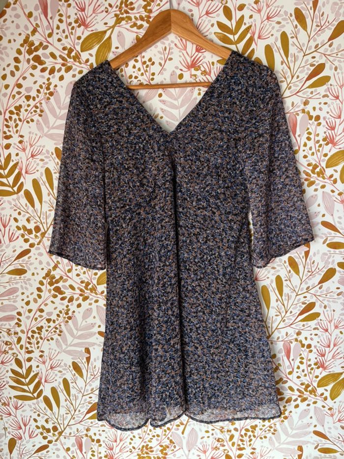 Robe fluide fleuris mango