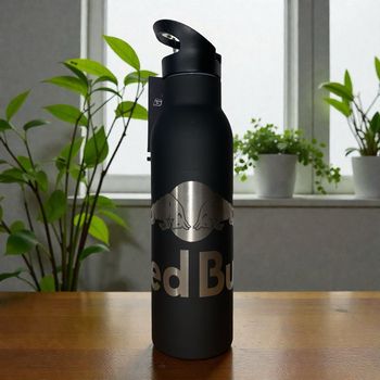 Gourde Redbull Sport Avec Paille - Noir