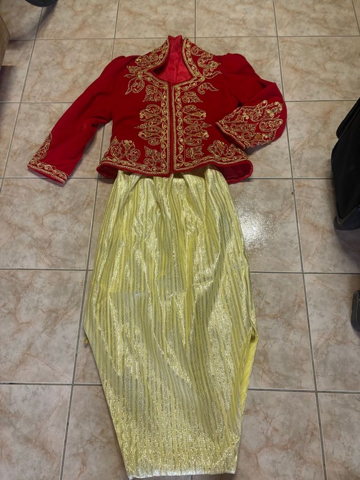 Caftan Algérois rouge - photo numéro 6