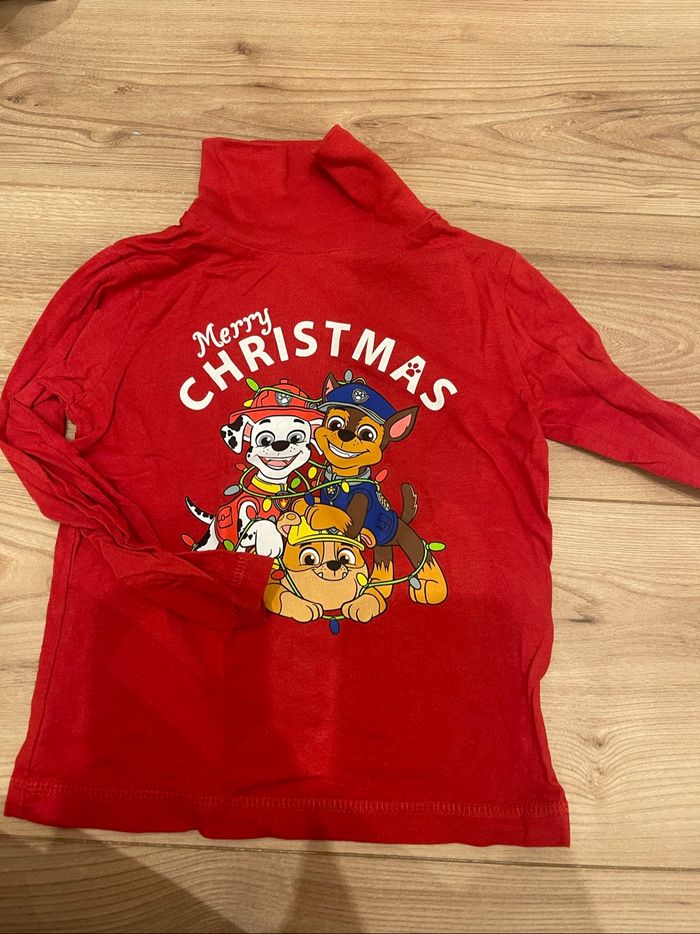 Col roulé Noël pat patrouille