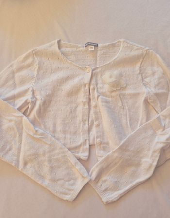 Boléro gilet blanc verbaudet 10 ans