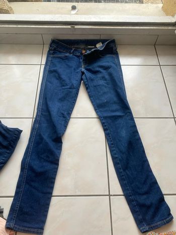 Jean bleu, taille 38 H&M