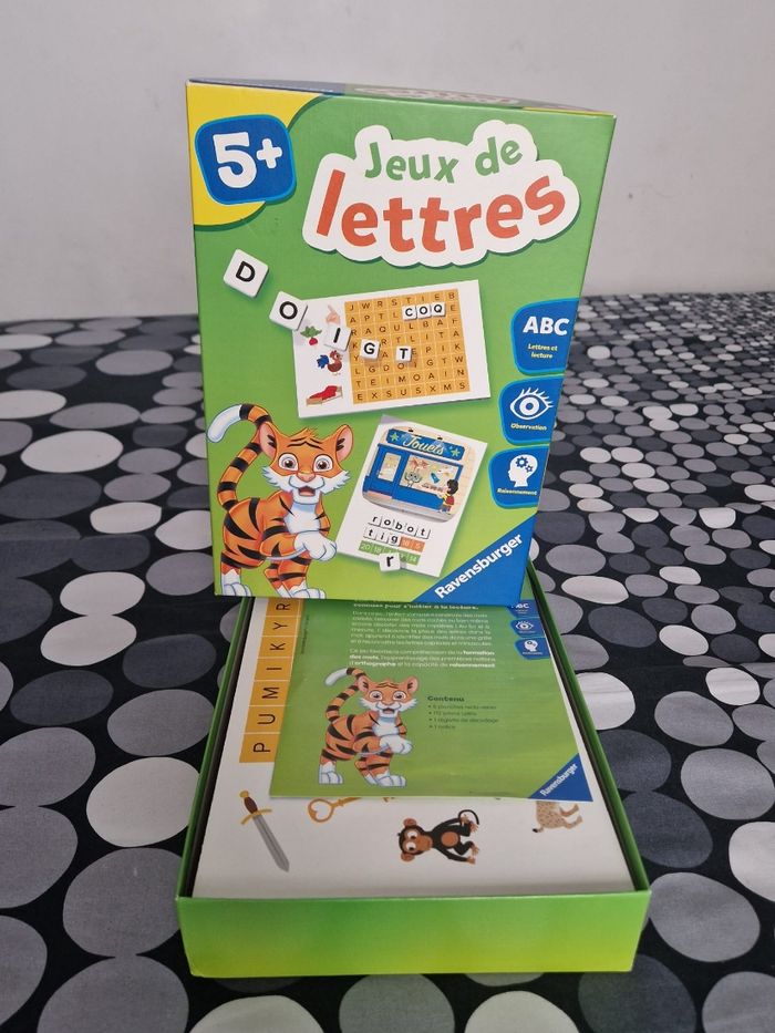 ✏️ Jeu éducatif "Jeux de lettres" Ravensburger – dès 5 ans 🐯 - photo numéro 3