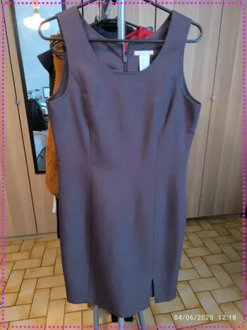 Robe droite violette (38)