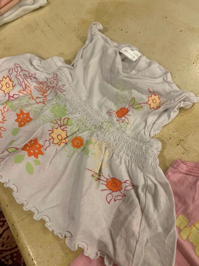 Lot ensemble vêtements bébé fille 6 mois été - photo numéro 8