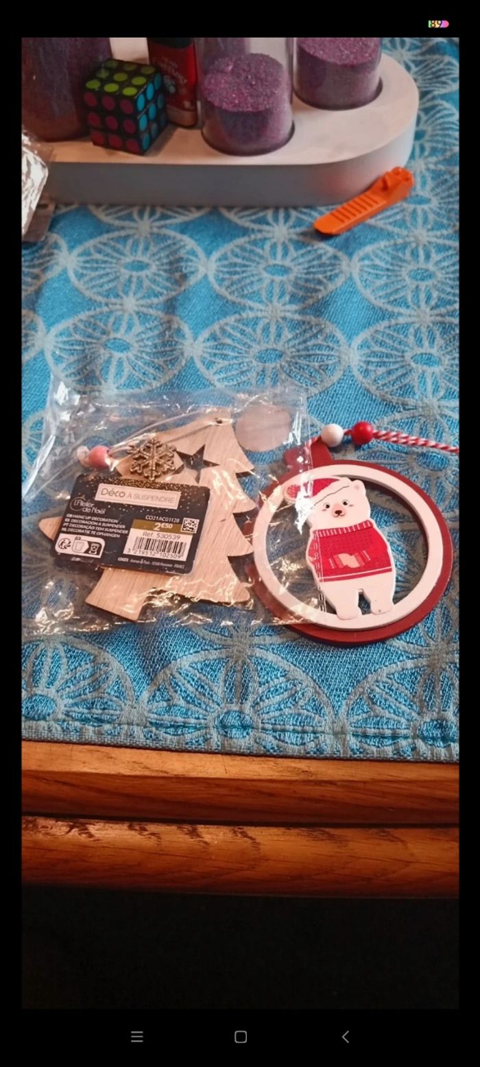Décorations pour sapin
