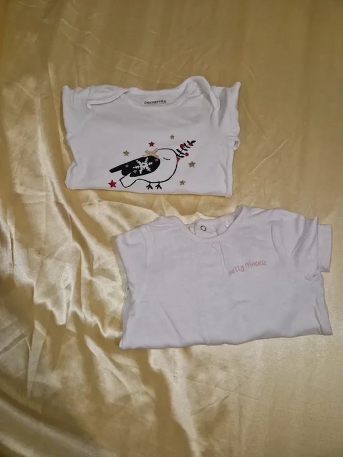 Lot 2 bodies manches longues