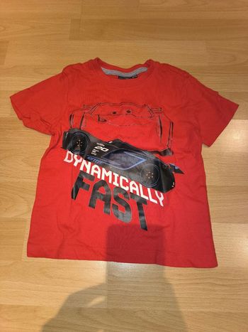 T-shirt rouge Cars 104-110/4-5 ans